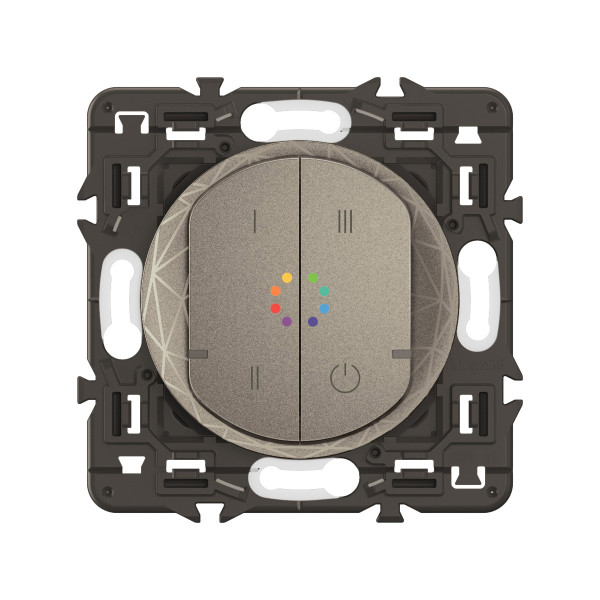 Commande Filaire Céliane Couleurs With Netatmo - Titanium, Extra-Plate