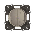 Commande Filaire Céliane Couleurs With Netatmo - Titanium, Extra-Plate