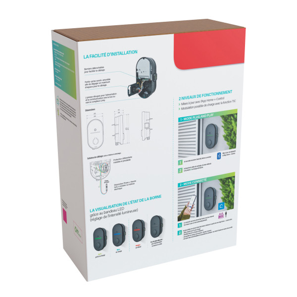Borne de Recharge Green'up Home 3,7kW Monophasée Netatmo pour VE et VHR