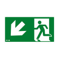 Pictogramme ultraled2 / planete2 es avec flèche oblique vers bas et gauche