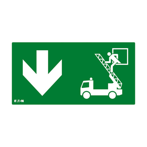 Pictogramme ultraled2 / planete2 es avec camion de pompier flèche vers le bas