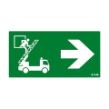 Pictogramme ultraled2 / planete2 es avec camion de pompier flèche vers la droite