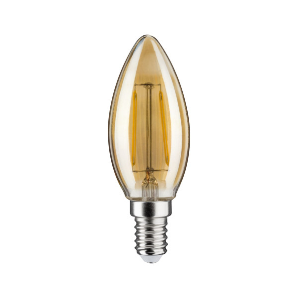 Flamme led 260lm e14 2,6w doré 2500k 230v