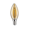 Flamme led 260lm e14 2,6w doré 2500k 230v
