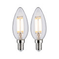 Led fil flamme x2 470lm e14 2700k clair 4,5w 230w