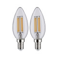 Led fil flamme x2 470lm e14 2700k clair 4,5w 230w