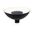 Led gu5,3 12v noir/blanc 3000k