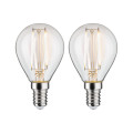 Led fil sphér. x2 250lm e14 2700k clair 2w 230v