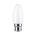 Led b22d bougie 470lm 2700k 4,7w opal 230v