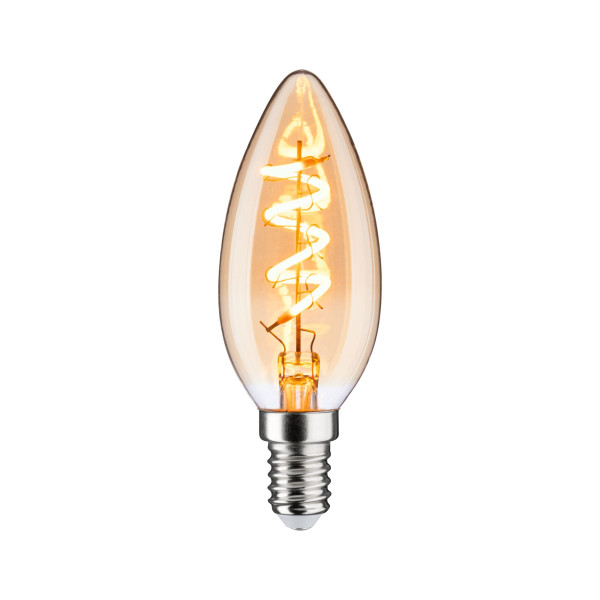 Led vintage bougie 150lm 4w 2500k doré e14 230v