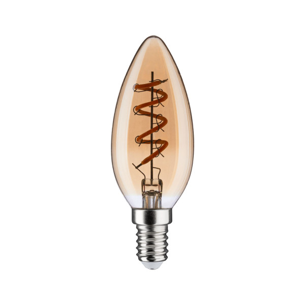 Led vintage bougie 150lm 4w 2500k doré e14 230v