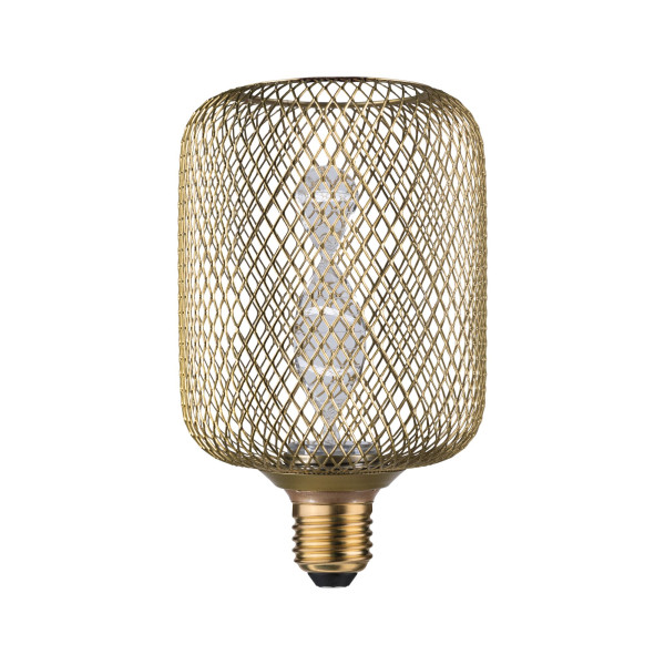 Cylindre led metallic glow laiton helix e27 130lm 3,5w 1800 k 230 v