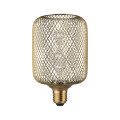 Cylindre led metallic glow laiton helix e27 130lm 3,5w 1800 k 230 v