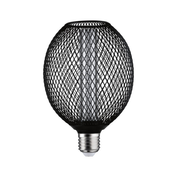 Globe led metallic glow noir spiral e27 200 lm 4,2 w 1800 k 230 v