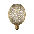 Globe led metallic glow laiton helix e27 130lm 3,5w 1800 k 230 v