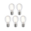 Pack de 5 led std 806lm 4000k dépoli e27 230 v