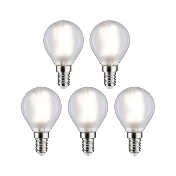 Pack de 5 led sphér e14 470lm 4000k dép e14 230 v