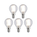 Pack de 5 led sphér e14 470lm 4000k dép e14 230 v