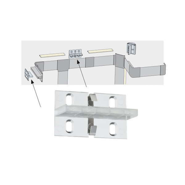 Kit de 4 fixations Paulmann Duo plastique