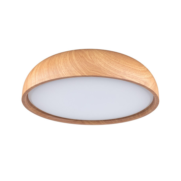 Plafonnier oka ip44  max 3x14w e27 bois clair 230v plastique