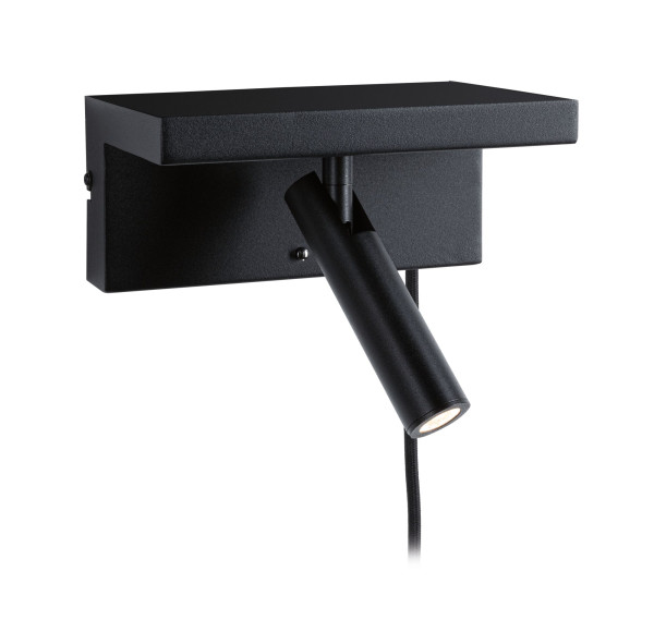 Applque led jerik 2,5w 130lm 3000k 3stepdim métal noir usbc 230v