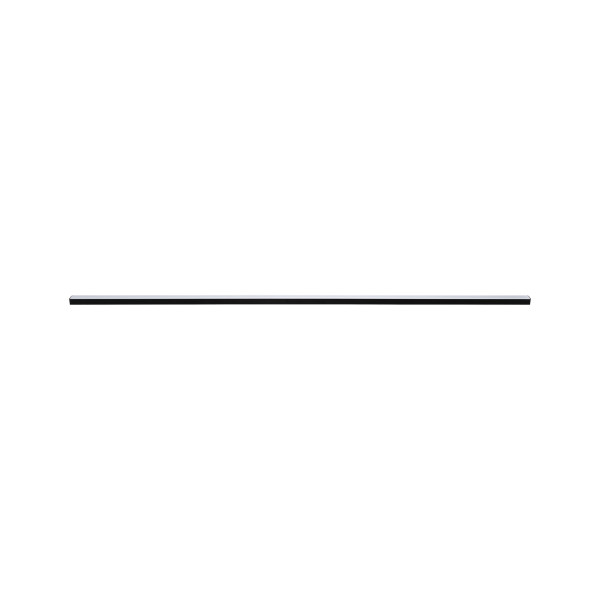 Square profilé avec diffuseur blanc 2m noir anodisé/blanc alu/plastique