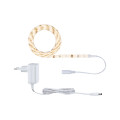 Fn simpled kit strips 1,5m blanc chaud 5w 230/12v dc blanc métal synth