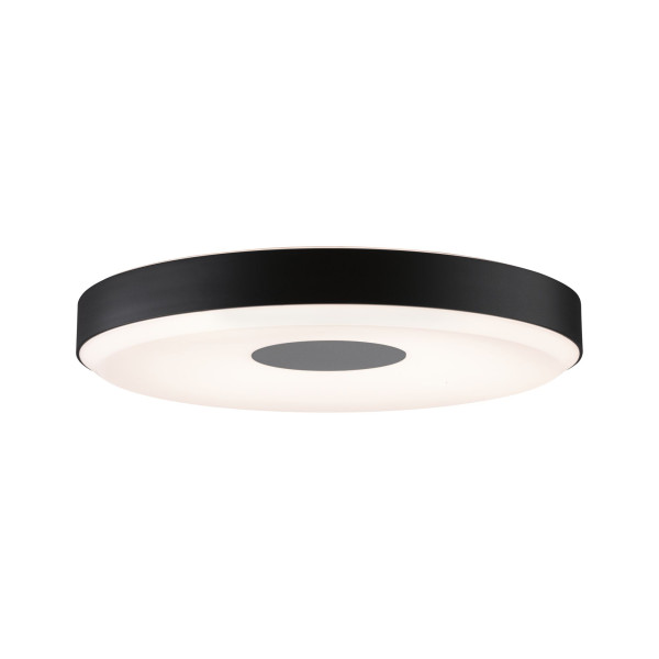 Plafonnier puric pane ii led 22w 400mm 3stepdim noir/gris 230v mét/syn