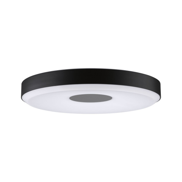 Plafonnier puric pane ii led 22w 400mm 3stepdim noir/gris 230v mét/syn
