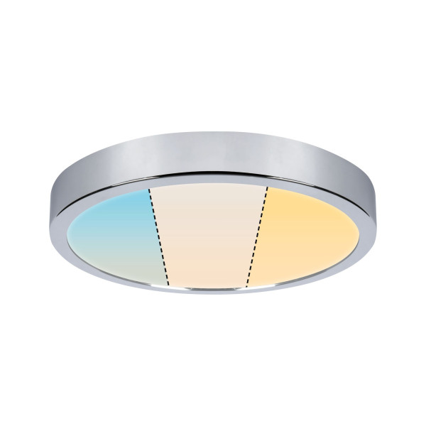 Wallceiling fr aviar ip44 led _w white switch 300mm chrome 230v synthétique