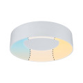 Wallceiling fr casca ip44 plafon. led 1x_w whiteswitch 300mm blc 230v mét/syn