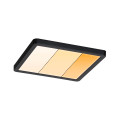 Panneau encastré paulmann areo varifit d2w 175x175mm 13w noir - 93101