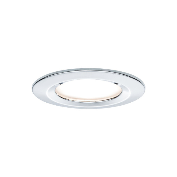 Spot encastré LED GU10 Paulmann Nova Kit de base fixe 3x6,5W 2700K 460lm rond chrome