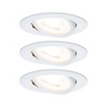 Paulmann kit enc nova rond noir led 3 n