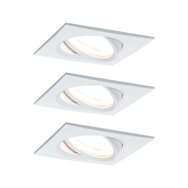 Paulmann kit enc nova carré noir led 3