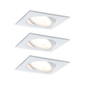 Paulmann kit enc nova carré noir led 3