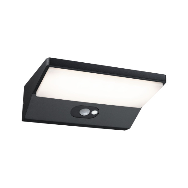 Paulmann outdoor applique solaire ip44 3000k alu détecteur de mouvements - 94335
