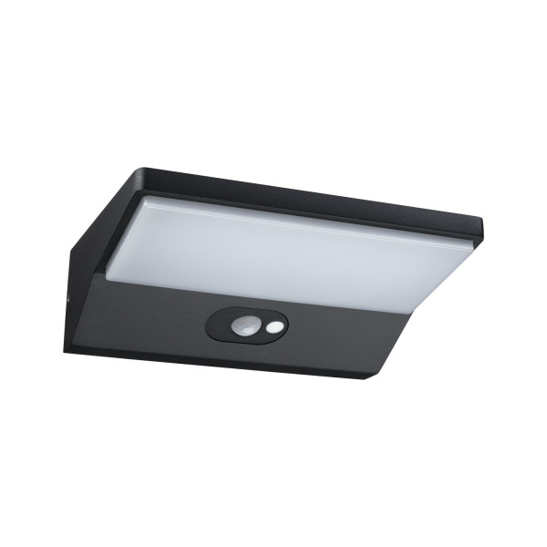 Paulmann outdoor applique solaire ip44 3000k alu détecteur de mouvements - 94335