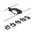 Kit système câble paulmann corduo macled 5x4,5w nr dépoli/chrome 12v cc 60va syn 3000k