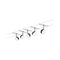 Système câble paulmann corduo clearled 5x4w noir/chrome 12vdc c - 94457