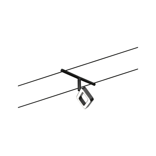 Système câble paulmann corduo cc frame 4,8w nr dép /chrome 230v/12v cc synthétique 3000k