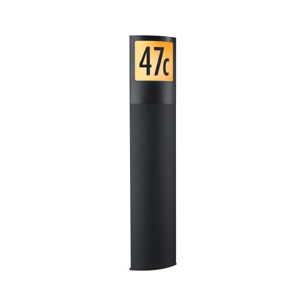 Borne lumineuse extérieur 230v padea zb ip44 2200-3000k 10w détecteur mouv anthr