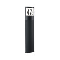 Borne lumineuse extérieur 230v padea zb ip44 2200-3000k 10w détecteur mouv anthr