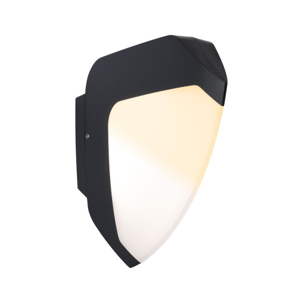 Outdoor 230v wall lamp ikosea ip44 8w 3000k