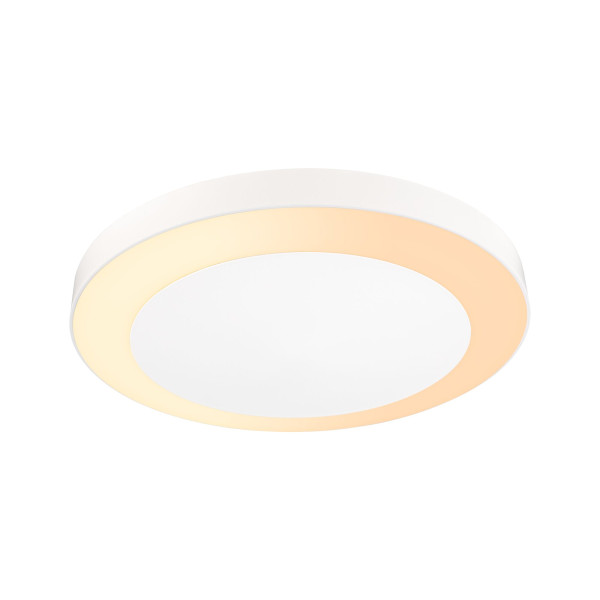 Circula plafond extérieur 230v zb ip44 2200-3000k 10w sensor blanc