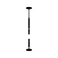 Kit wire system corduo wall mount noir dépoli métal