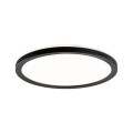 Panneau lamina 230v extérieur rond blanc noir ip44 15w 3000k