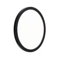 Panneau lamina 230v extérieur rond blanc noir ip44 15w 3000k