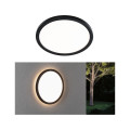 Panneau lamina 230v extérieur rond blanc noir ip44 15w 3000k