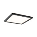 Panneau lamina 230v extérieur carré noir ip44 15w 3000k